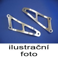 Držák výfuku - Aprilia RSV '98-'03 (pár), stříbrný